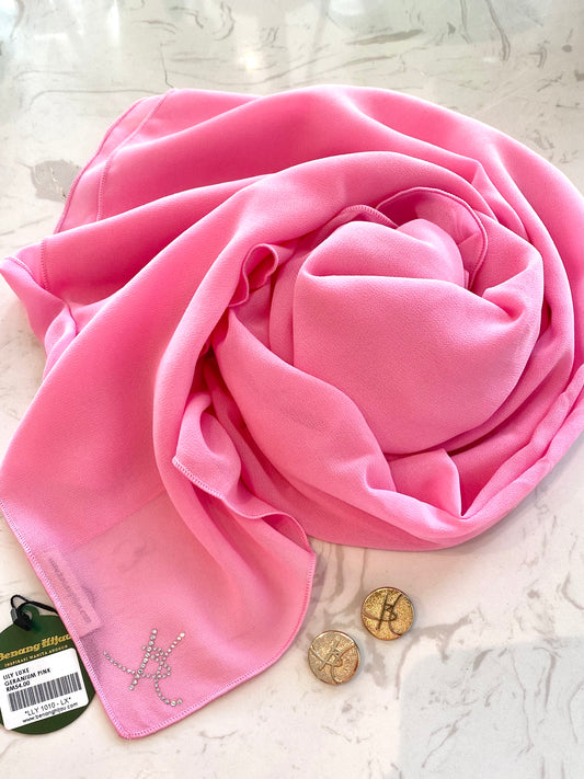 Instant Shawl Lily Luxe - 27 Geranium Pink