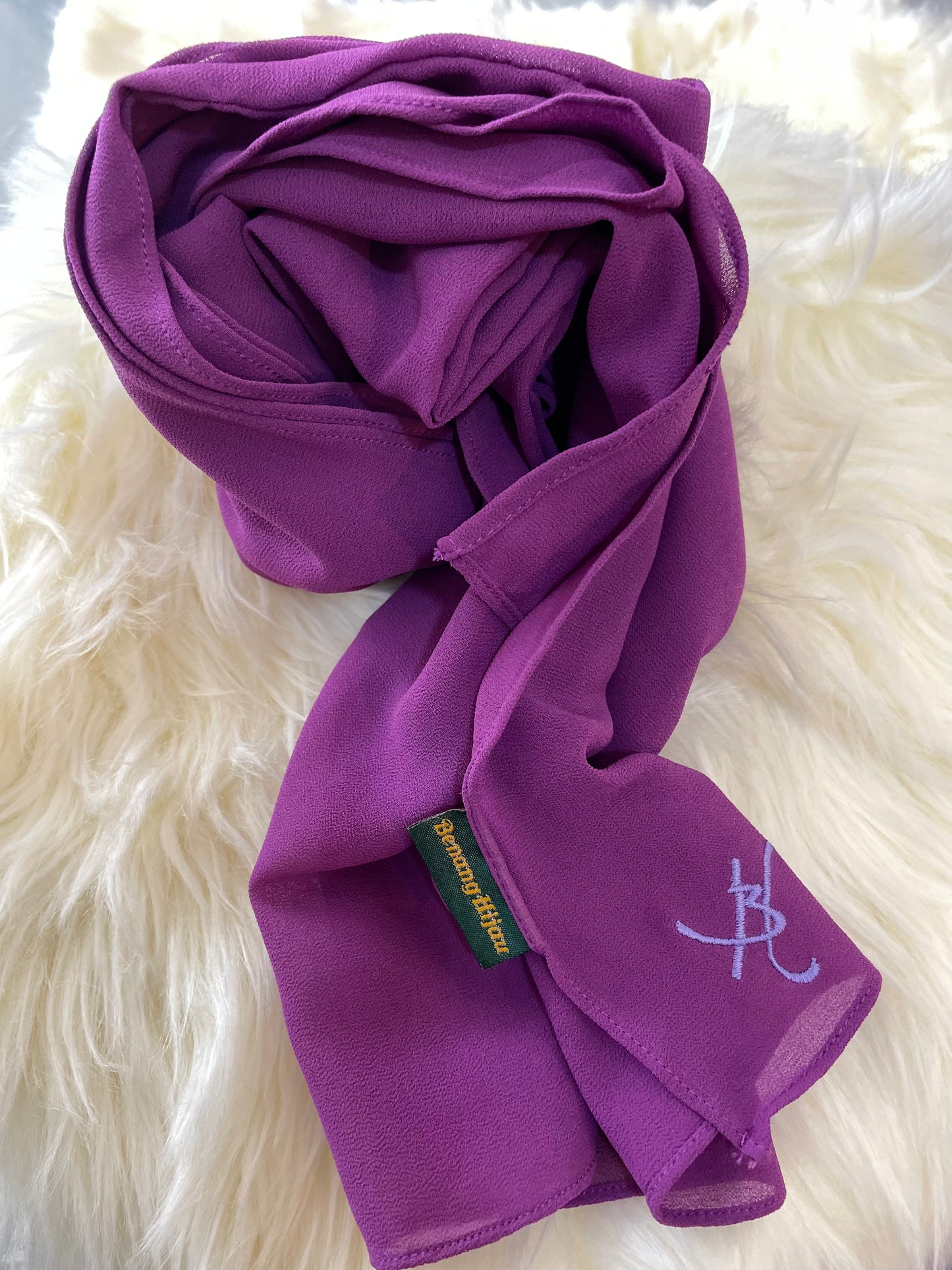 Instant Shawl Lily Luxe - Purple Orchid
