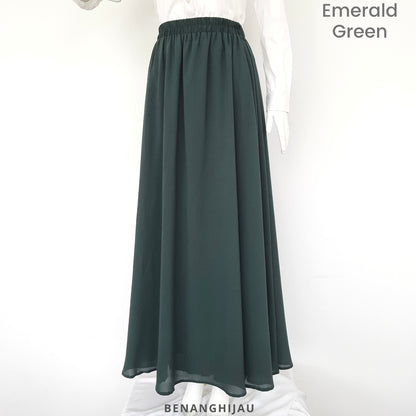Alin Flowy Skirt - 42 Emerald Green