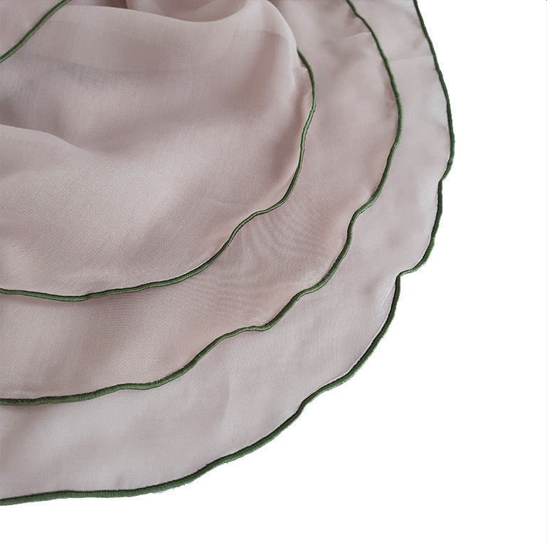 Tudung Bawal Maira Ruffle - Plaza Taupe