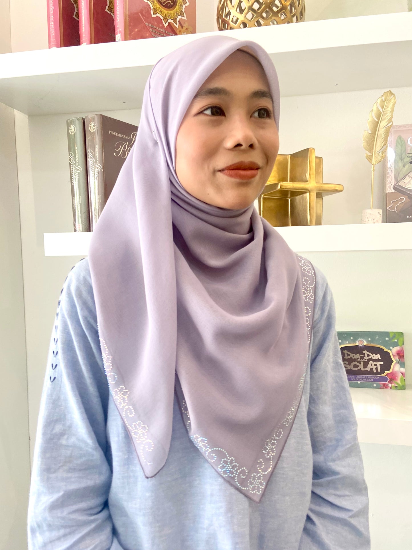 Tudung Bawal Maira Bling - 29 Nimbus Cloud