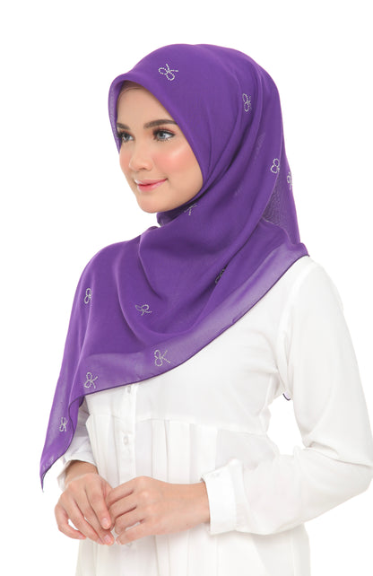 Tudung Bawal Maira Bling - 38 Parachute Purple