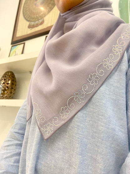 Tudung Bawal Maira Bling - 29 Nimbus Cloud