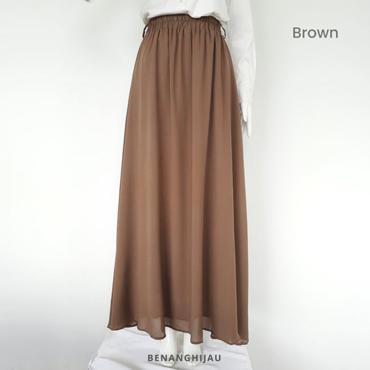 Alin Flowy Skirt - 23 Brown
