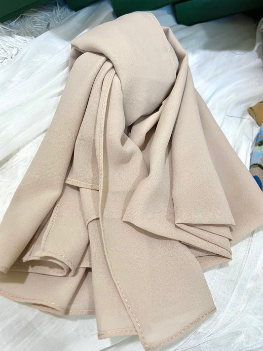Laura Long Shawl - 10 White Smoke