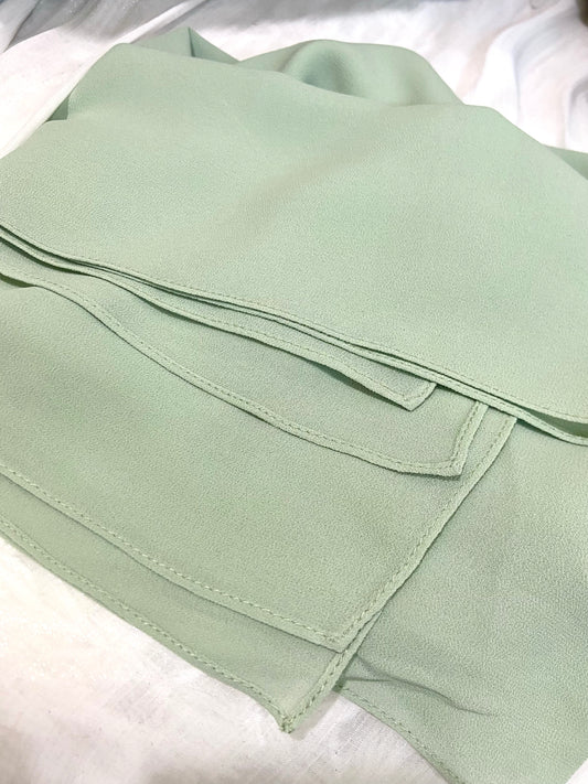 Laura Long Shawl - 51 Whisper Green