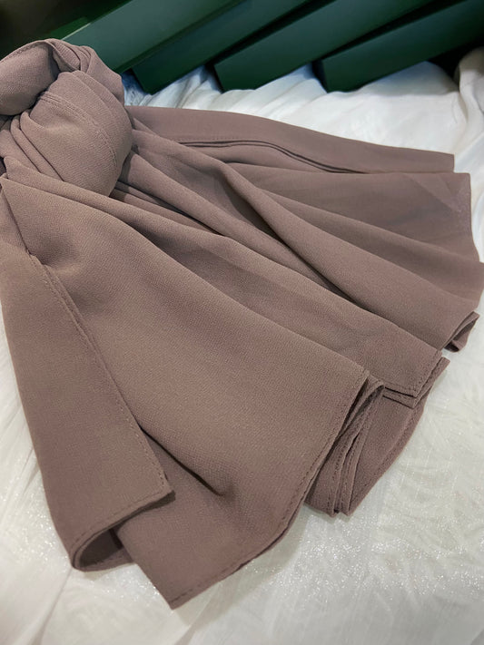 Laura Long Shawl - 13 Brownie