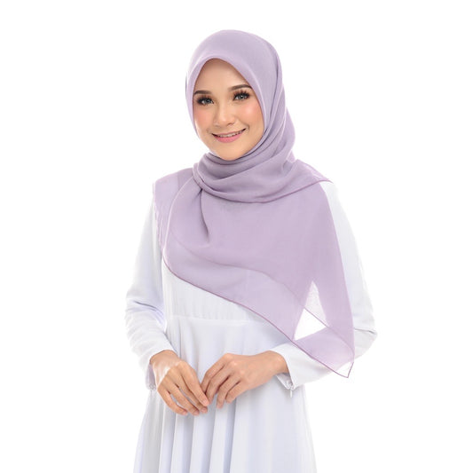 Tudung Bawal Maira Square - Amethyst