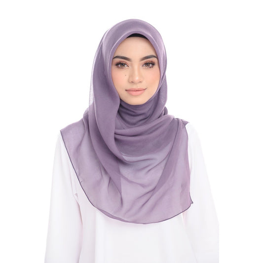 Tudung Bawal Maira Square - Vintage Violet