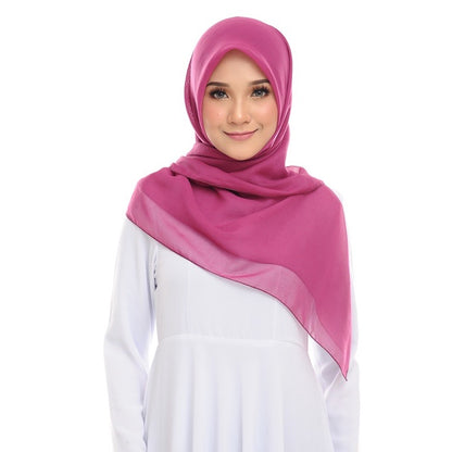 Tudung Bawal Maira Square - Magenta