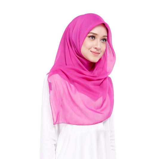 Tudung Bawal Maira Square - Deep Orchid