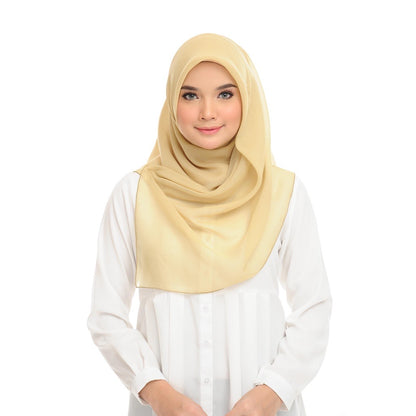 Tudung Bawal Maira Square - Lemongrass