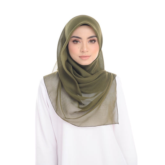 Tudung Bawal Maira Square - Seaweed