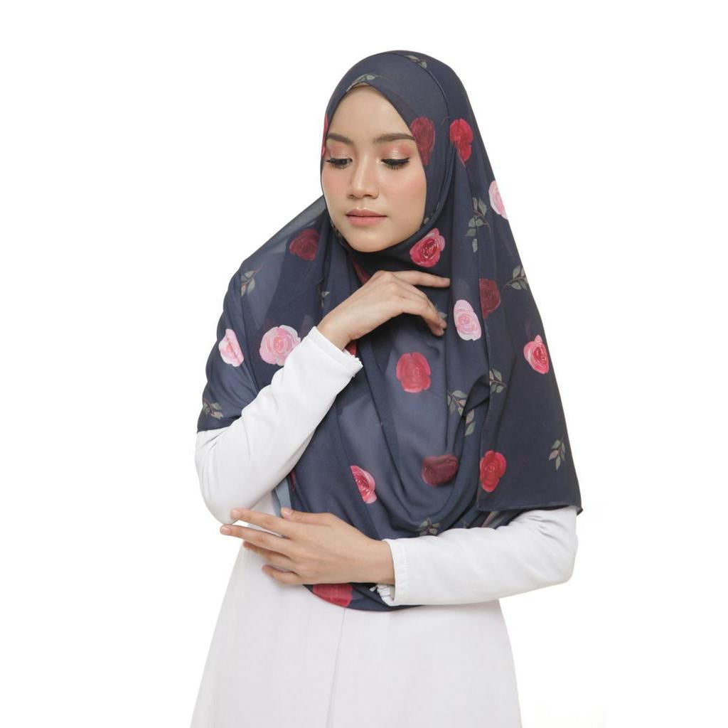 Instant Shawl Lily - Midnight Roses