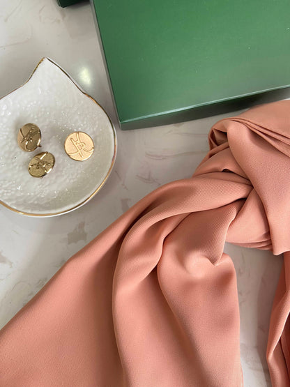 Long Shawl Nadra - Shell Coral